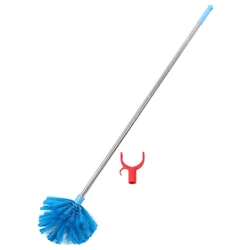 Spider Web Remover Telescopic Dust Brush Cobweb Remover Broom Spider Extension Duster Fan Cleaner with Pole Stick Outdoor