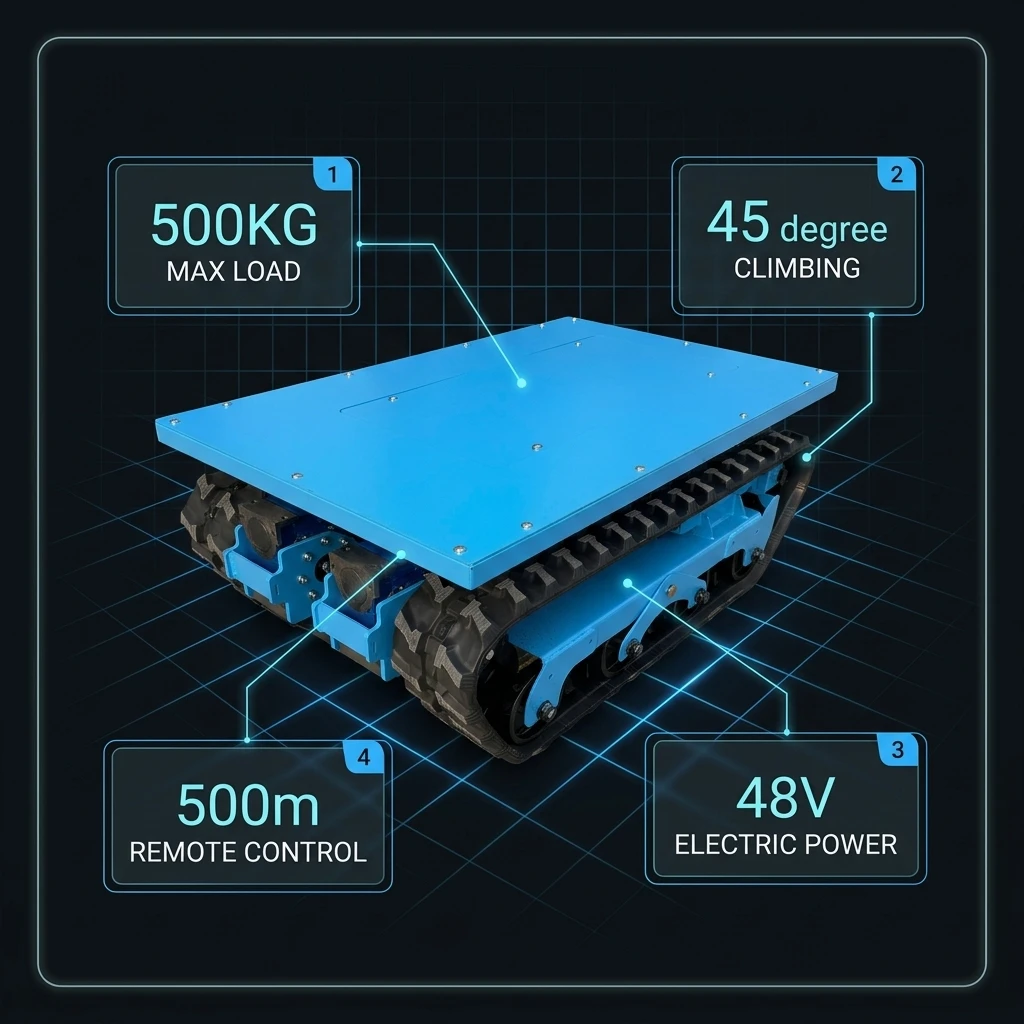 Châssis à chenilles avec train - Robot Chassis avis et prix