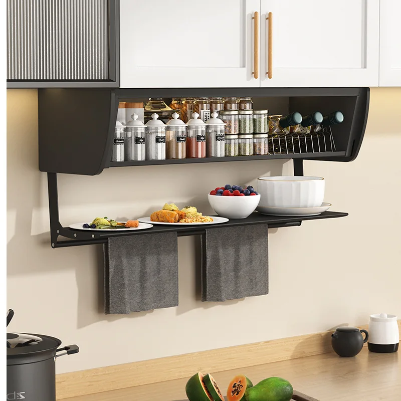 

Hanging cabinet rack, kitchen rack, dishes, seasoning storage rack, storage box, space capsule hanging cabinet