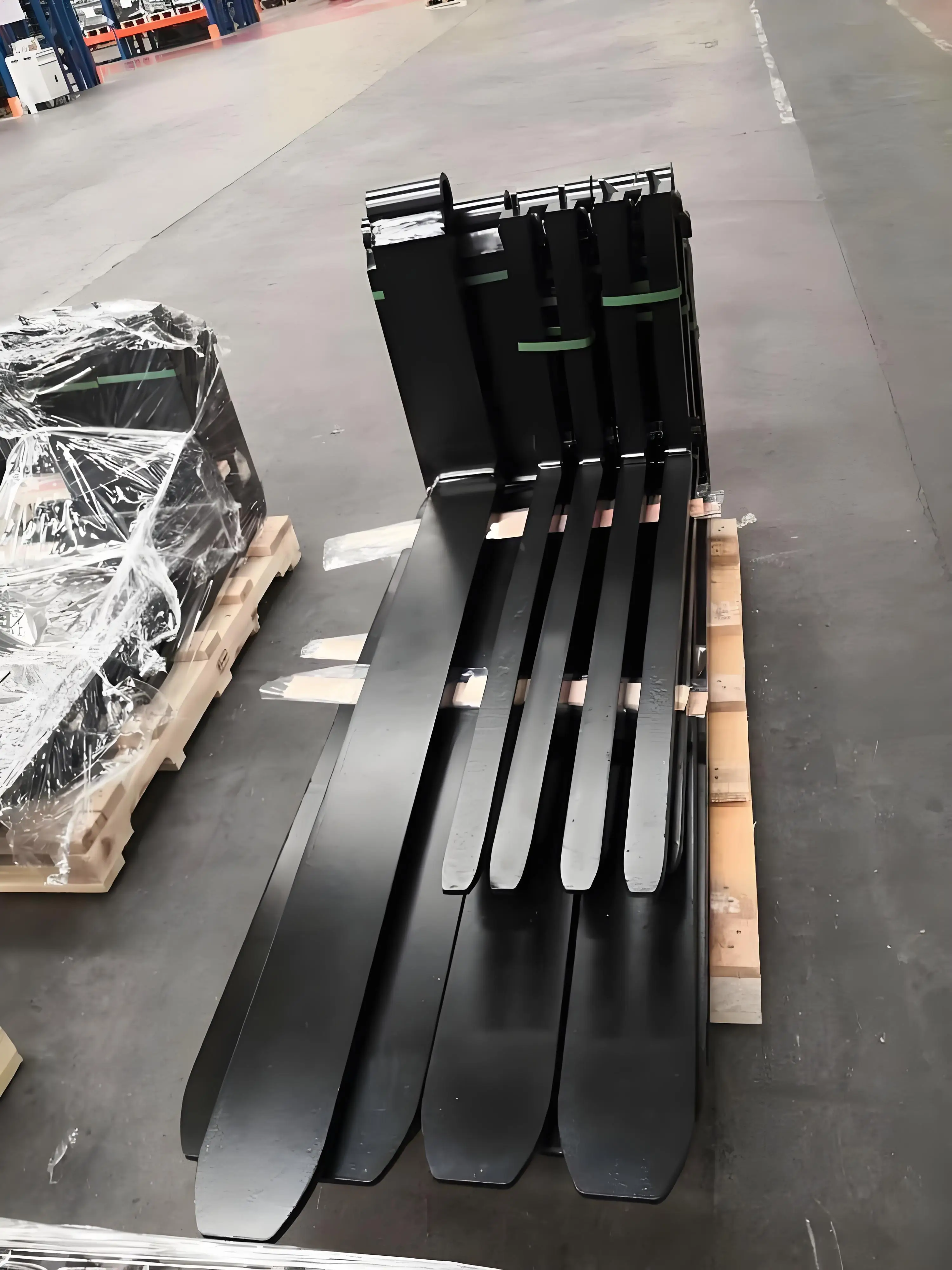 Garfos de empilhadeira ajustáveis, comprimento ajustável, altura diferente precisa, melhoria da flexibilidade