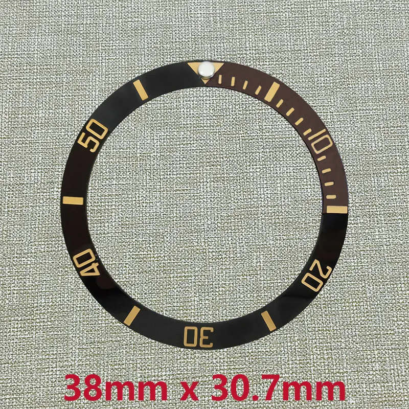 

Mod NH35 Case Ring 38mmx30.7mm Ceramic Bezel Insert Fits SKX007 SKX009 SRPD Case NH35 NH36 Movement Men Diving Watch Refit Parts
