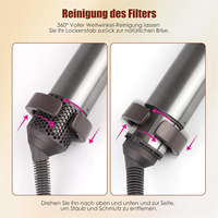 Y15AFilter Cleaning Brush for Airwrap Styler HS01 HS05, Filter Brush for Dyson Cleaning Brush Dust Hair 969760-01