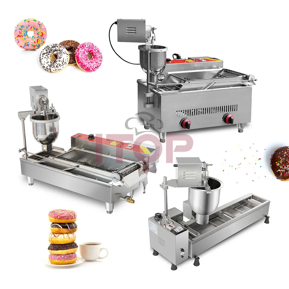 

High Quality Donut Making Machine Commercial 3KW Donut Making Machine Automatic Machines To Make Donuts