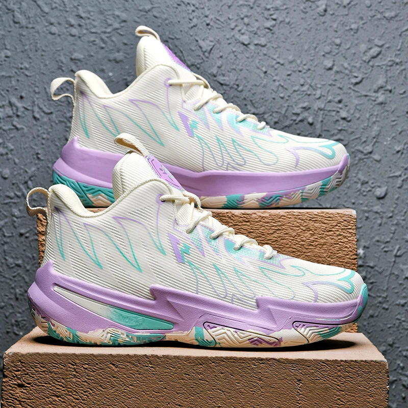 

Original Men Basketball Shoes Breathable Sports Shoes Male Outdoor Court Basketball Boots Non-slip Training Sneakers for Women