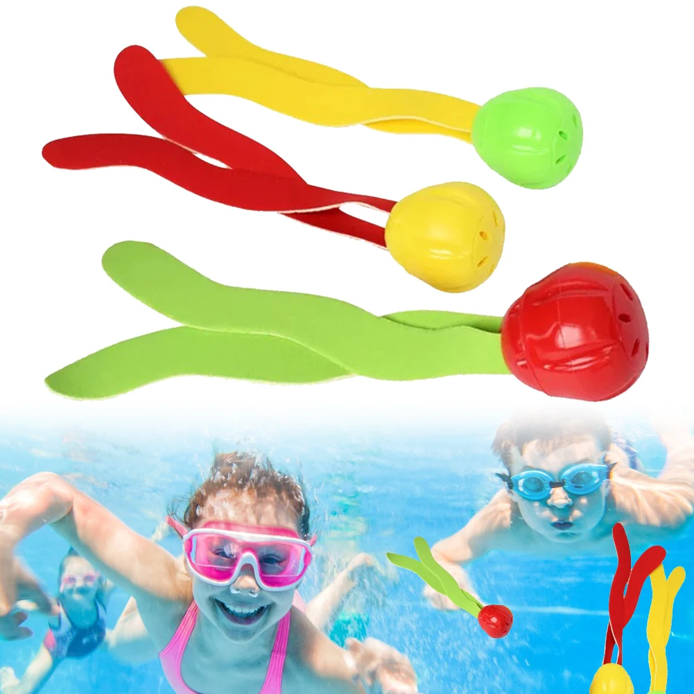 4Pcs Pool Games Sinking Toy Multicolor Cartoon Pool Sinking Toys Creative Swim Dive Toy Set Swimming Pool Accessories