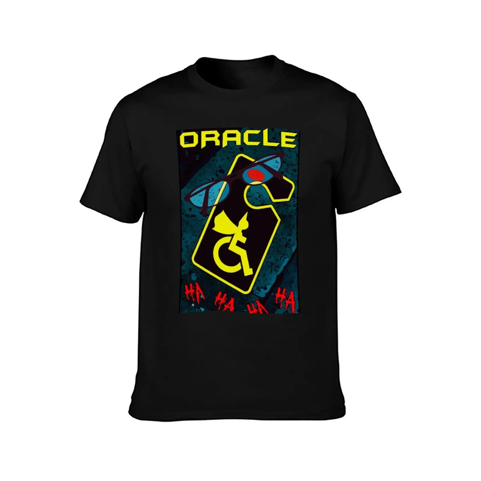 Oracle T-Shirt Summer Casual Cotton Tee Oversized Streetwear Tops Vintage Graphic Print Loose Fit Short Sleeve 100% Cotton