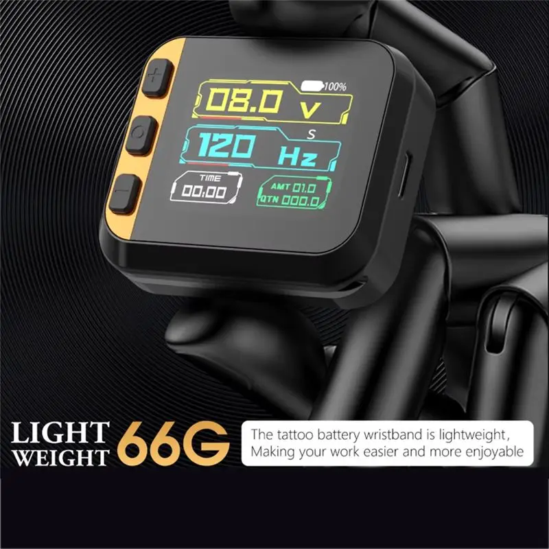 A73U Rotary Pen Artister Body Wireless Touch Screen Portable Watch For Tattoo Machine 1600Mah Battery Power Supply