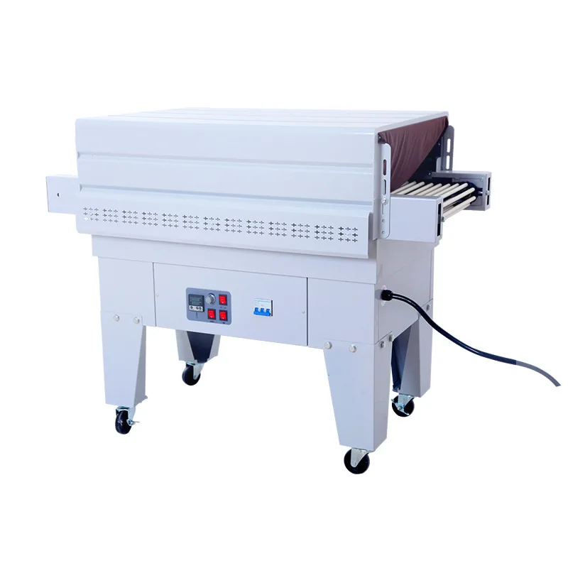 

Tableware jet automatic heat shrinkable film packaging machine