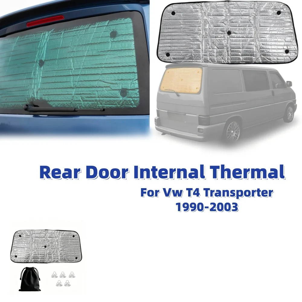 RV Tailgate Window Sunshade Cover For Vw T4 Transporter 1990-2003 Sun UV Protection Internal Thermal SunShade Blind Accessories