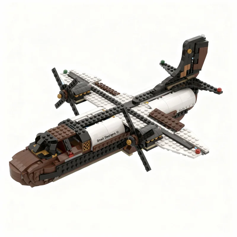 

715pcs MOC Cargo Plane Creator 3 1 Model Building Blocks Construction Toy Christmas Gifts DIY Creative Idea Education Assemble