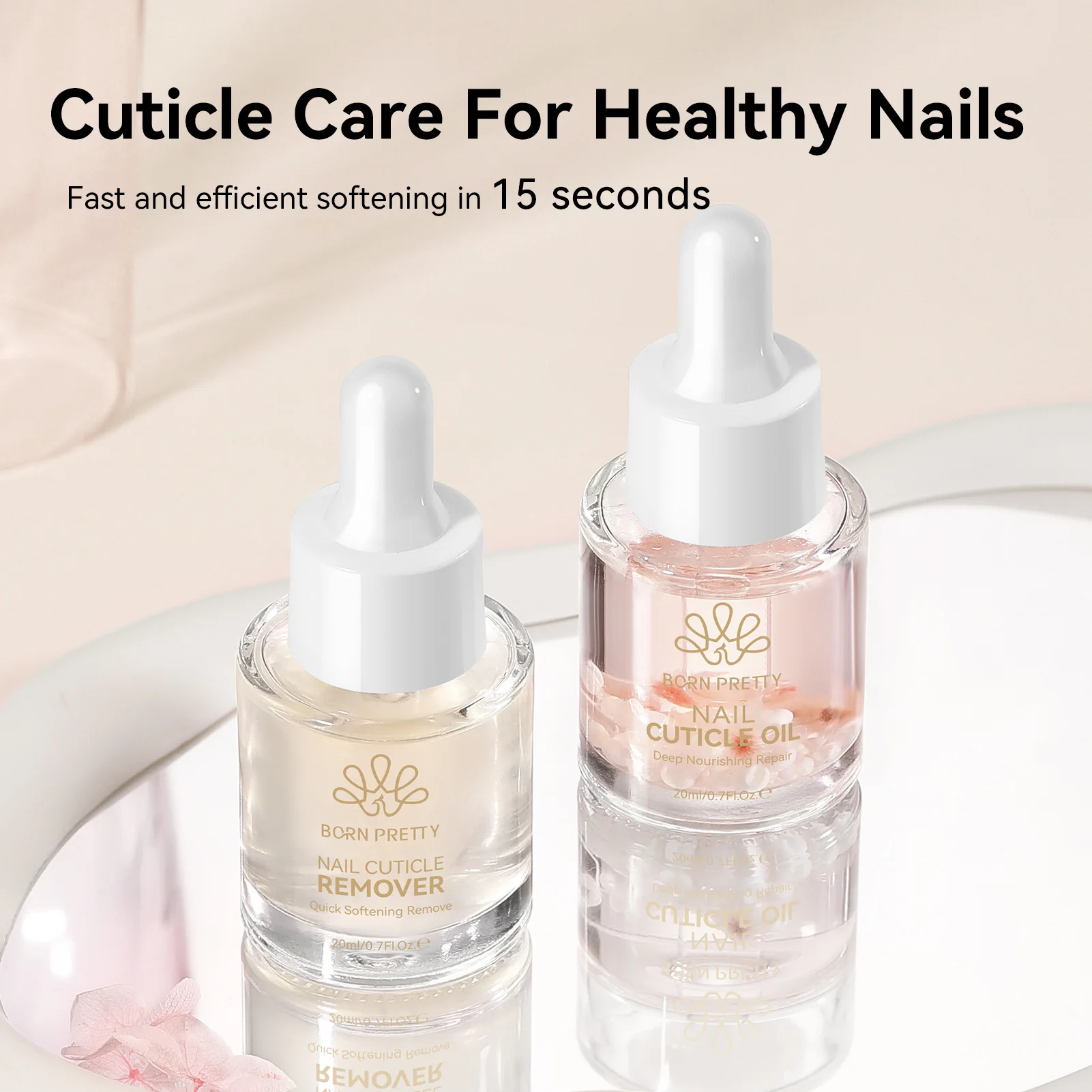 BORN PRETTY 1/2Pcs 20ml Nail Cuticle Care Kit Cuticle Oil Cuticle Softener Cuticle Remover Manicure Pedicure Supplies view 5