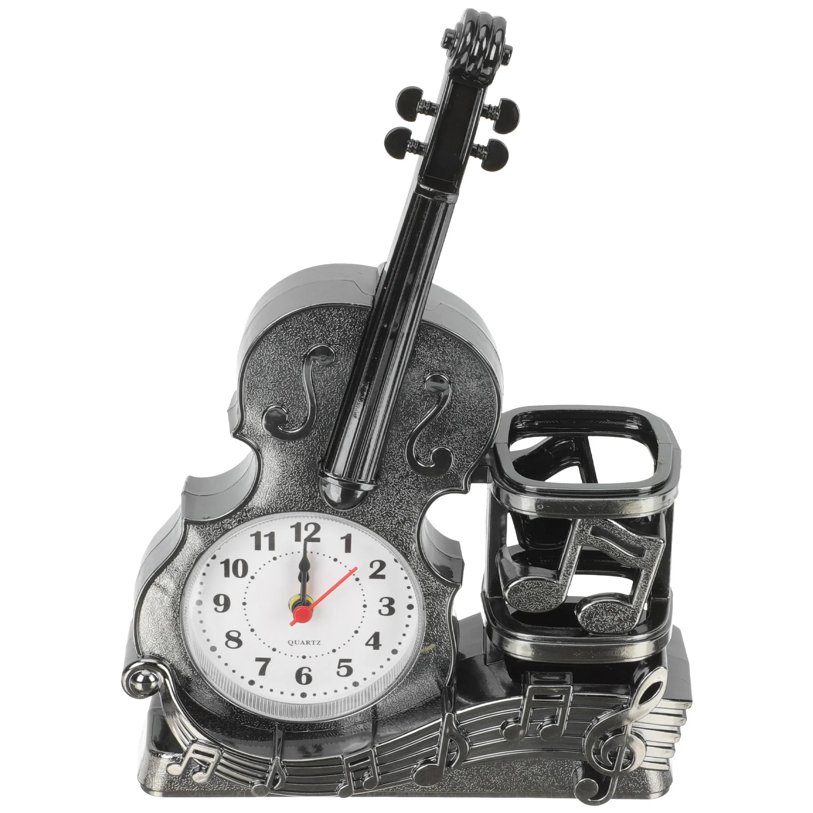 

Festival Bookcase Shelf Clock Gift With Pen Holder Storage Creative Desktop Decor For Home Office Desk Festival Gift