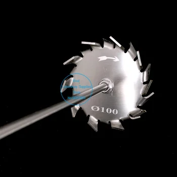 1ชุด Lab SUS304สแตนเลสการกระจาย Disk,กระจายเครื่องใบมีด Agitating Stirring Rod