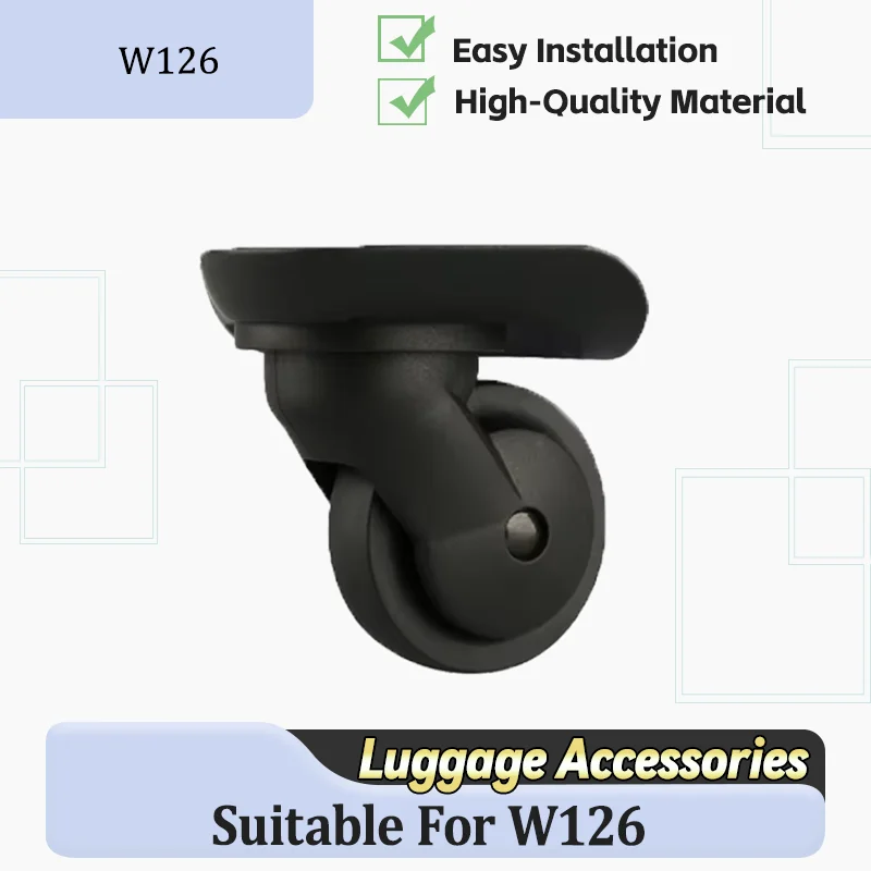 

For W126 Trunk Wheel Repair Parts - Silent Replacement Wheel Heavy-Duty 360° Swivel Wheel Easy Installation