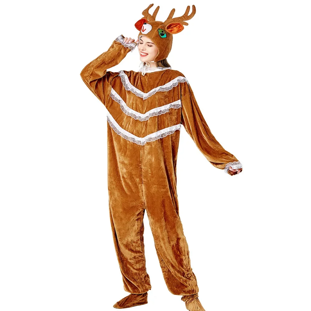 

Halloween Adult Cosplay Moose Performance Costume