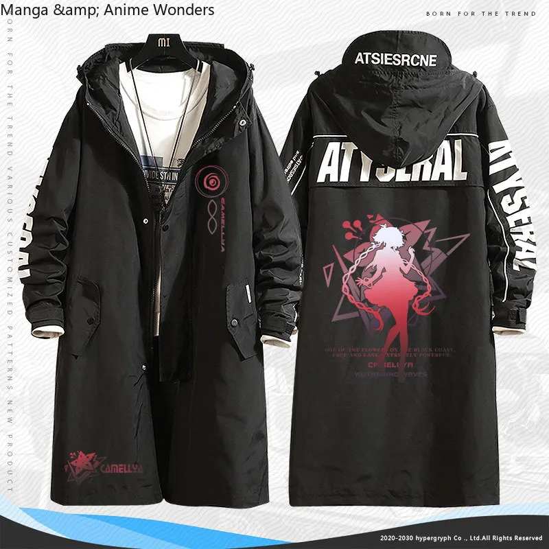 

Gift Wuthering Waves Camellya Game Cosplay Costume Long Trench Coat Jacket Autumn Winter Fashion Casual Cool Unisex Windbreaker