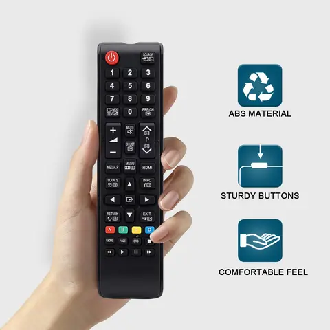 삼성 TV 리모컨용 범용, 삼성 스마트 TV 교체 - Led Lcd Hdtv Qled Suhd Uhd 4K 3D Tv
