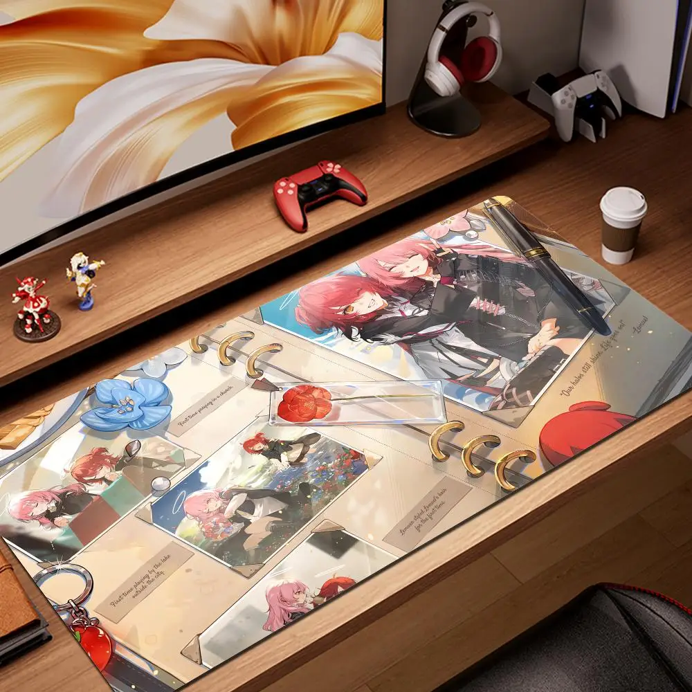 

Hot Exusiai the New Covenant Rubber Mouse Pad XL Large Arknights Custom Mouse Pad Gabinete XXL Desk Mats Rubber Soft Table Mat