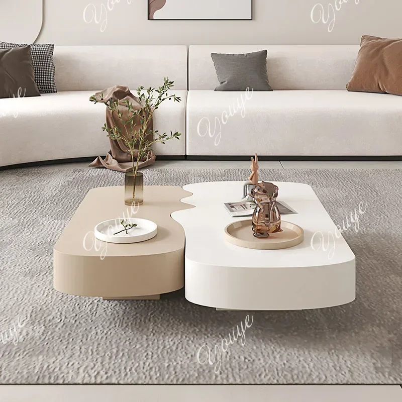 To French TV Stand End Tables Designer Modern Simple Minimalist End Tables Unique Luxury Mesas De Centro Para Sala Home Furnitur