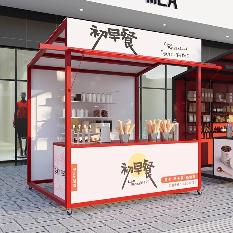 Portable Pop-Up Display Stand for Outdoor Markets Night Markets and Mobile Street Vending for All Types of Stalls