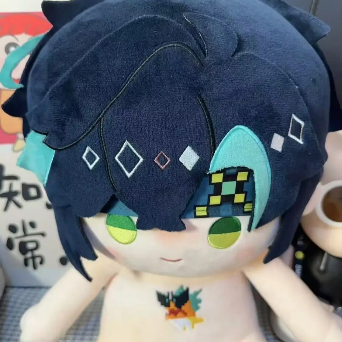 

40 см Genshin Impact Kinich хлопковая кукла одежда для косплея очаровательная деликатесная пушистая плюшевая ушка подарки игрушки для детей милые