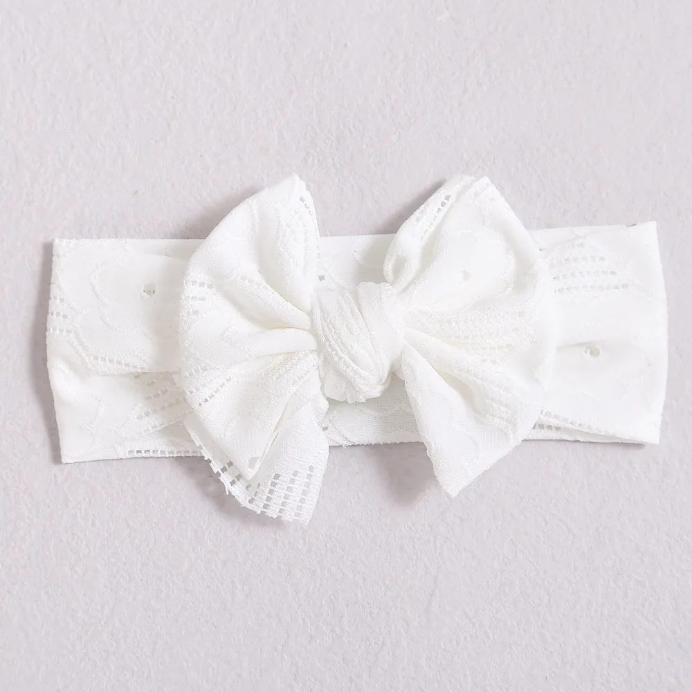 New Colors Knit Baby Headbands Rib Bow Elastic Soft Newborn Headbands for Baby Girl Children Turban Infant Kids Hair Accessories