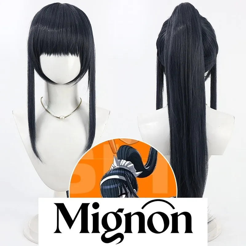 

Hundred Days War Final Defense Academy Kyocho Kyoshi Ka парик для косплея темно-синий съемные детали подарок на Хэллоуин