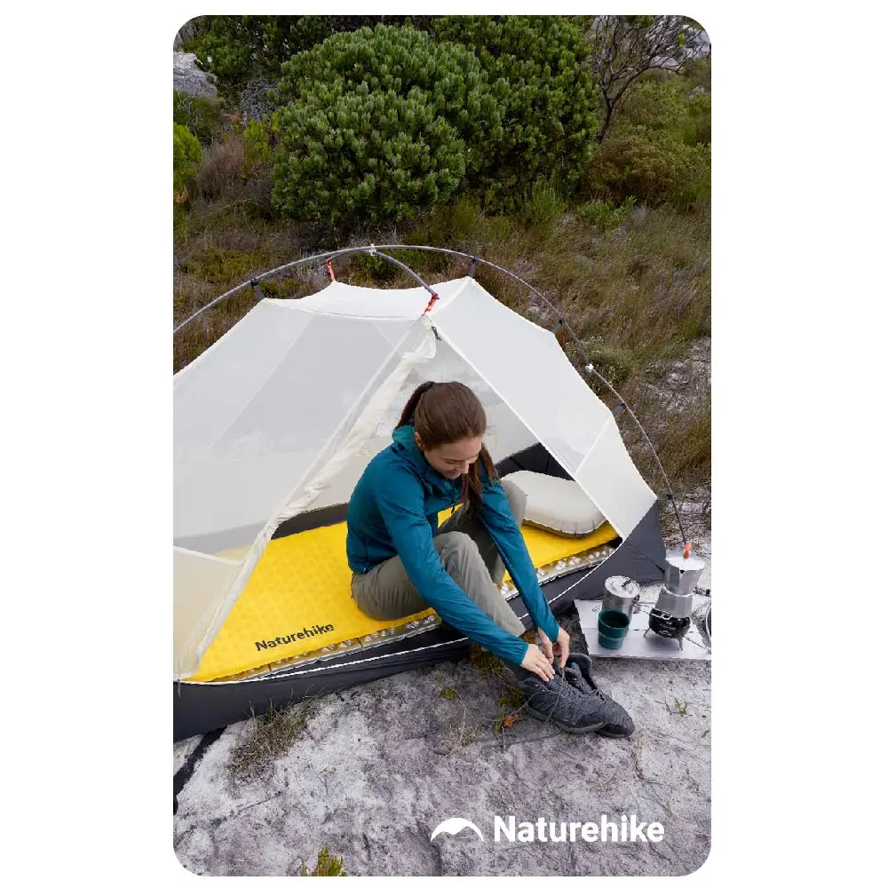 Naturehike Selbstaufblasende Camping-Schlafmatte Ultraleicht 4-Jahreszeiten-Schlafmatte mit Sack für Backpacking, Wandern, Camping – Detail 9
