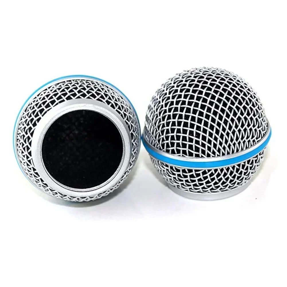 Replacement Microphone Head Steel Grille Ball Cover For SM-58 Handheld MIC Grill Mesh Head For Shure Beta 58A 87A PG58 Header