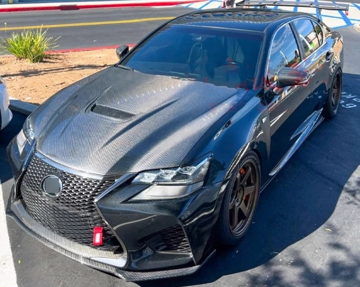 High Quality Carbon Fiber Engine Hood for 12-17 for Lexus GS350 GS250 450 Perfect Fit Upgrade Bumper Engine Cover for Lexus GS