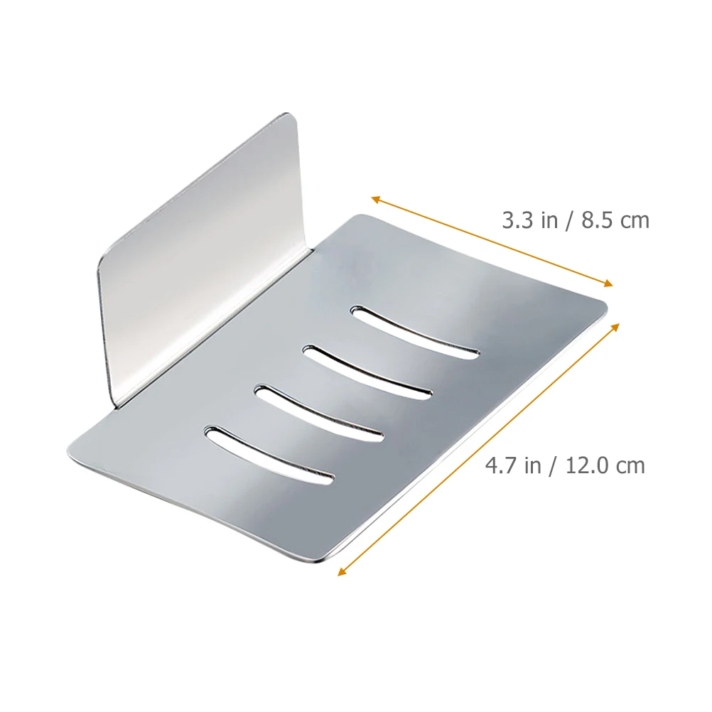 Portasapone in acciaio inossidabile Scarico dell'acqua Bagno Cucina Contenitore pratico Uso lungo Scaffale portasapone facile da installare