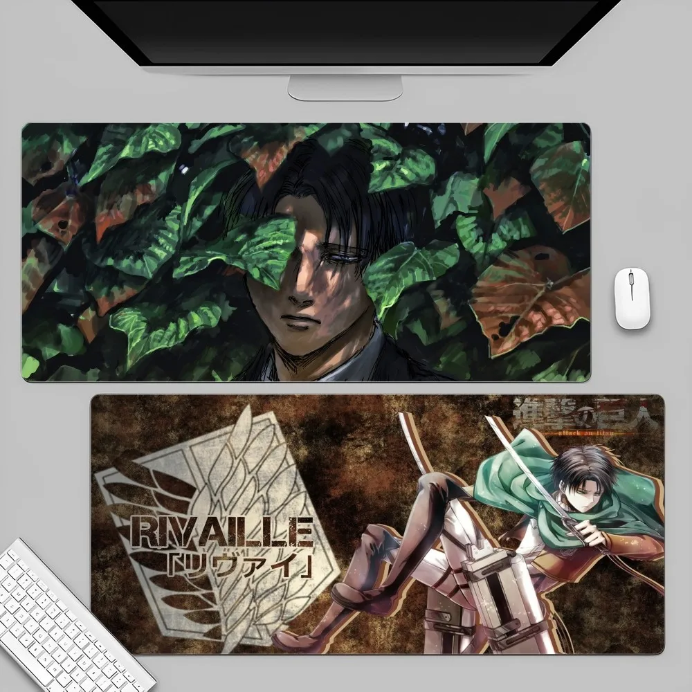 

Anime A-Attack On Titan Levi A-Ackerman Mousepad Custom Skin Desktop Desk Mat Kawaii Gaming Students Writing Pad for PC Computer