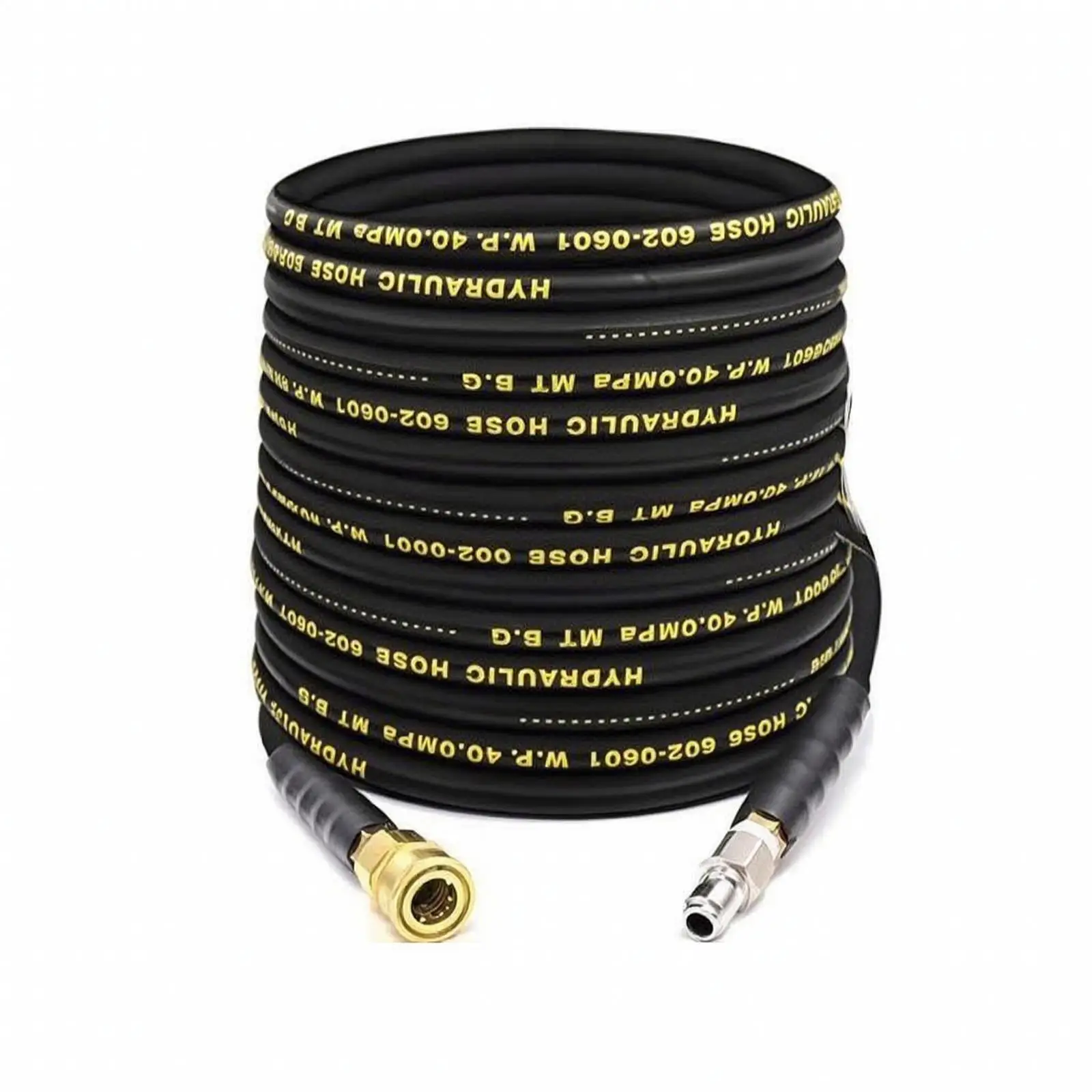 Pressure Washer Hose with Rapid-Connect Fittings 15 M for Vehicle Washing