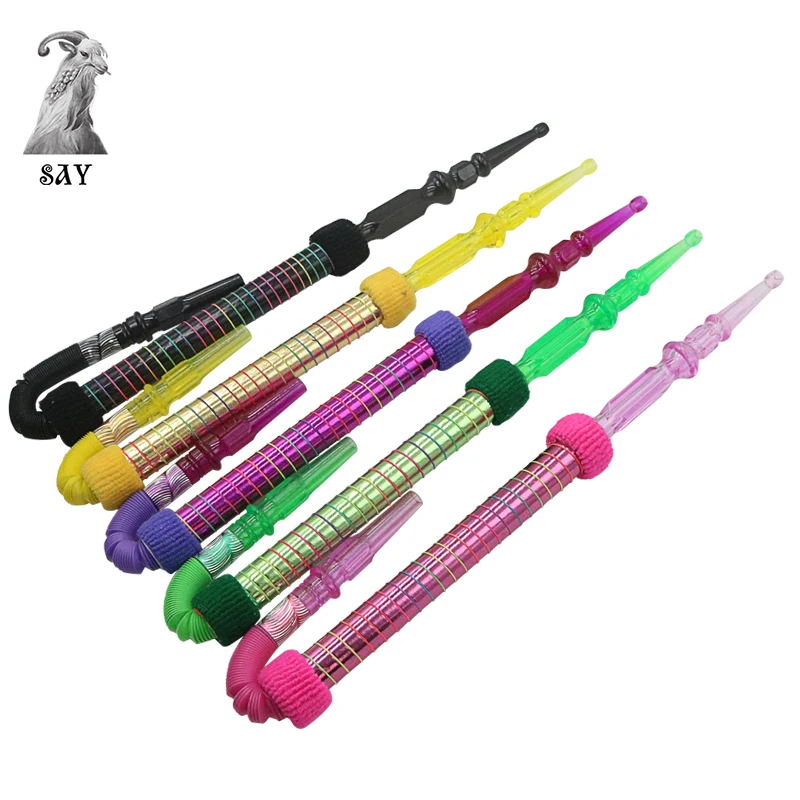 Hookah Retractable Hose Acrylic Stem Nargile Shisha Pipe Waterpijp Sheesha Cachimbas Chicha Narguile Accessories Long Handle