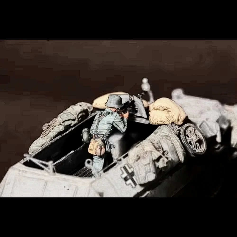 

1/35 фигурка из смолы, неокрашенная модель, комплект, немецкий солдат (без оружия и сцены), в разобранном и неокрашенном виде GK, 1146R