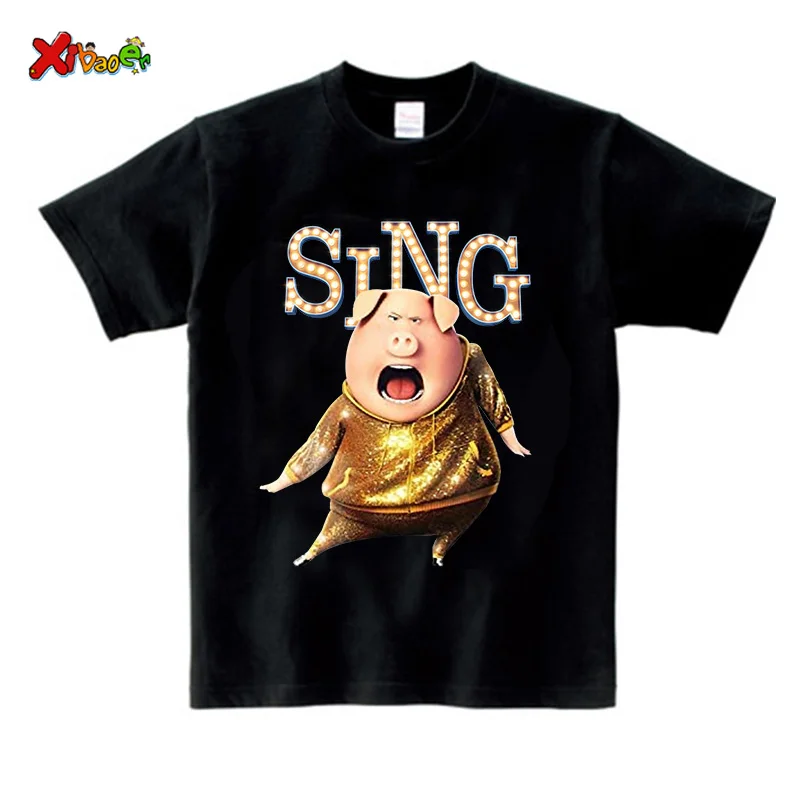 Sing Family Shirt Movie Cosplay Shirt Funny Party Shirts Sing Kids Adults T Shirt Family Matching Outfits Couple Matching Outfit