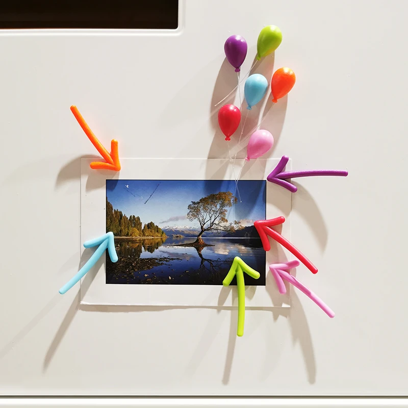 Creative Magnetic Photo Fridge Magnet Cartoon Cute Korean Balloon Arrow Magnet