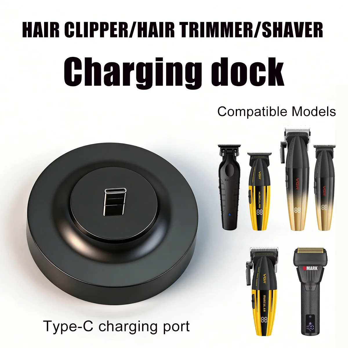 

Новая профессиональная машинка для стрижки волос, триммер, бритва с зарядной базой Type-C TS-C05 для NG-7982, 363, V003, V906. Инструменты для парикмахерских, мини-запчасть.