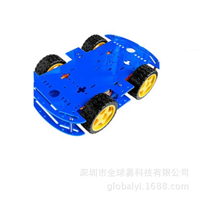 Picture 6: 4WD Smart Robot Car Chassis Kit - Strong Magnetic Motor with Encoder (Dual-Layer/Single-Layer) for Arduino/Raspberry Pi