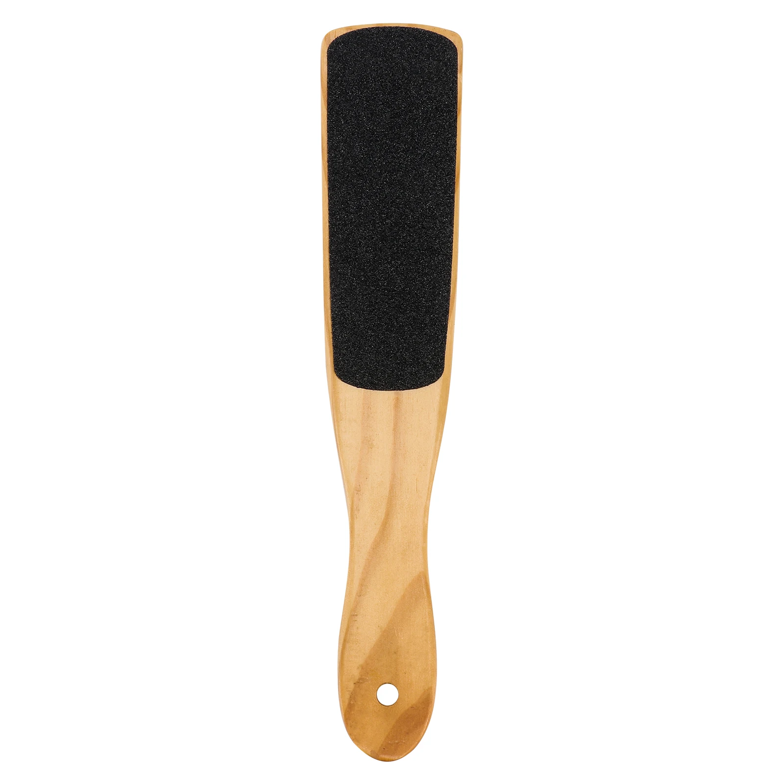 

1pc Bamboo Foot Files Durable Callus Exfoliation Remover Non-Slip Handle Pedicure Foot Care Scrubber Waterproof Washable Nail