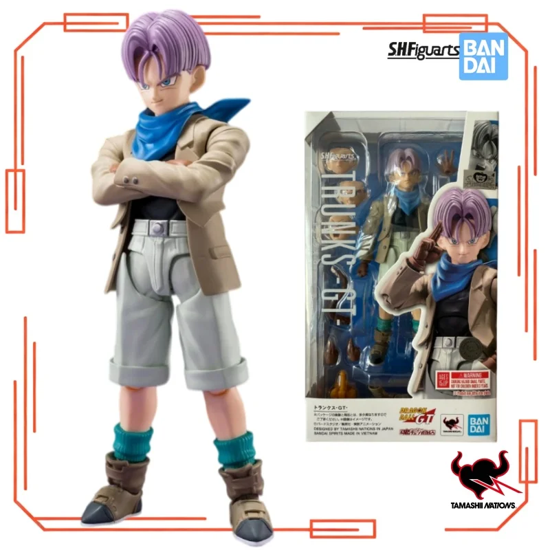Origina Bandai S.H.Figuarts Dragon Ball GT Torankusu Anime Action Figure Model Toy Collectible Display Gift Desktop Ornaments
