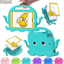 Kid Cartoon EVA Stand Cover for IPad 7th 8th 9th 10.2 6th Gen 9.7 2018 Mini Air 2 3 4 5 10.9 Pro 11 Tablet Shockproof Case Shell