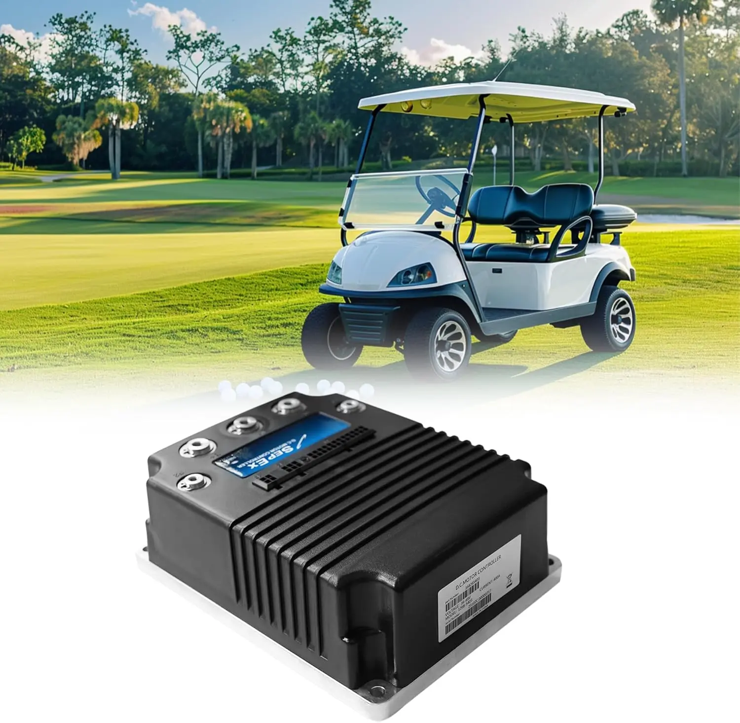

48V 500A Motor Controller 101956501,102806201 for Curtis 1268 to Club Car Precedent 1515 Controller