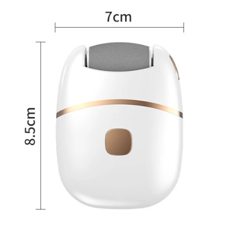 M04K Pedicure Tools Dead Hard Skin Callus Remover With 2 Different Thickness Grinding Heads