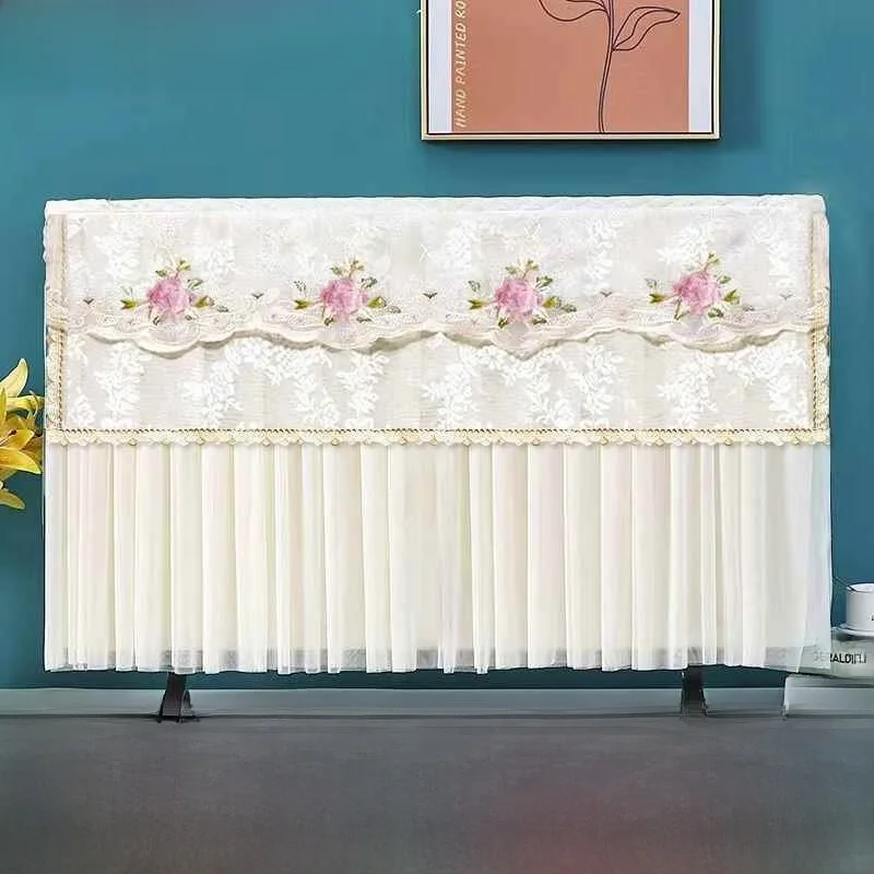

New Model TV Dust Cover 55 Inch 65 Inch Curved Desktop Wall Mounted No Removal Required Home Fabric Dust Protection Cover