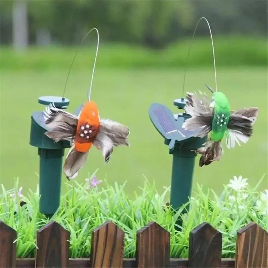 1 Pcs Creative Butterfly Windmill Garden Art Decor Outdoor Lawn Yard Bird Ornament Home Gardening Hanging Decoration Wholesale