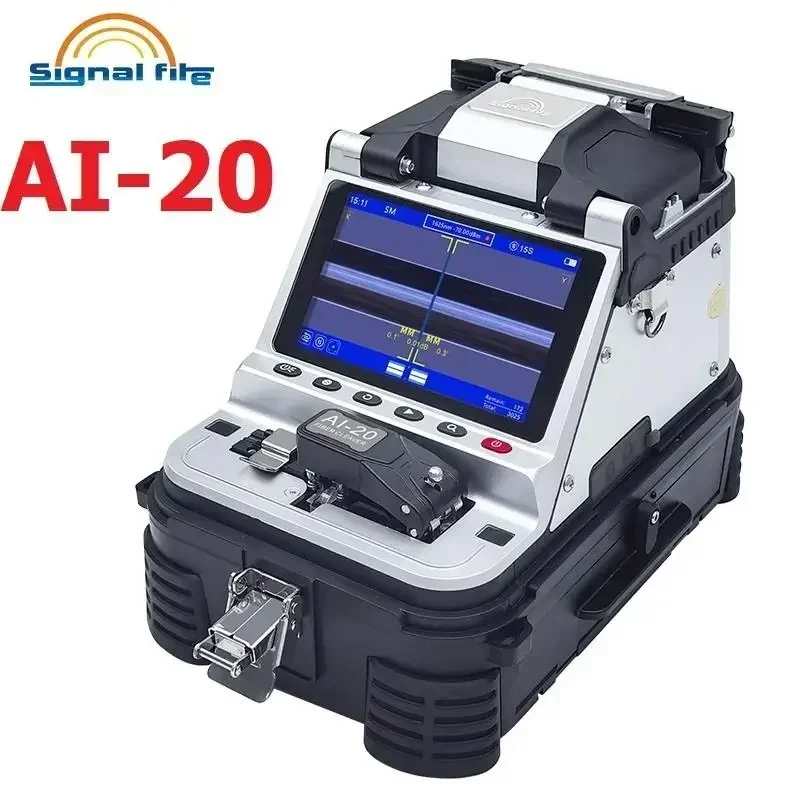 US.EU AI-9 AI-6A 6C + AI-5 AI-20 AI-30 إشارة النار SM & MM متعدد اللغات FTTH الألياف البصرية الربط آلة انصهار الألياف البصرية