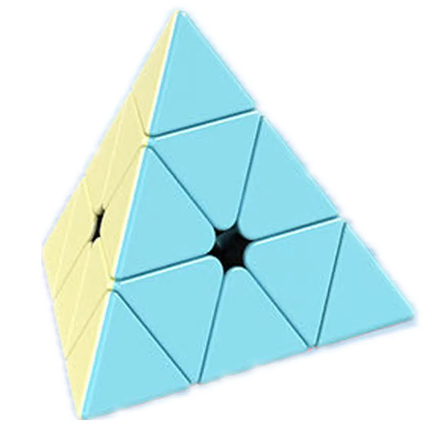 MoYu Meilong Macaron Cubo Magico 2x2 3x3 4x4 5x5 Piramide Colorato Macaron Colore Cubo Magico Puzzle Prima Educazione Giocattoli Regali