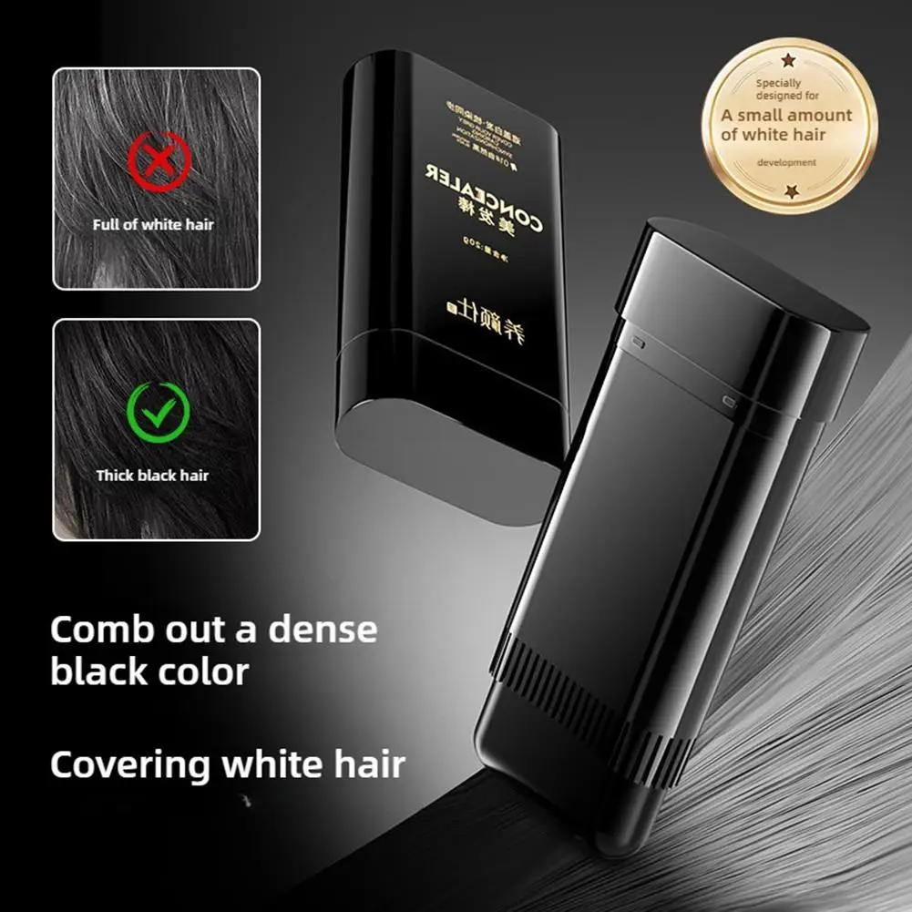 

Временная краска для волос, долговечная, быстрое серое покрытие, долговечная краска для волос, палочка для волос с кисточкой