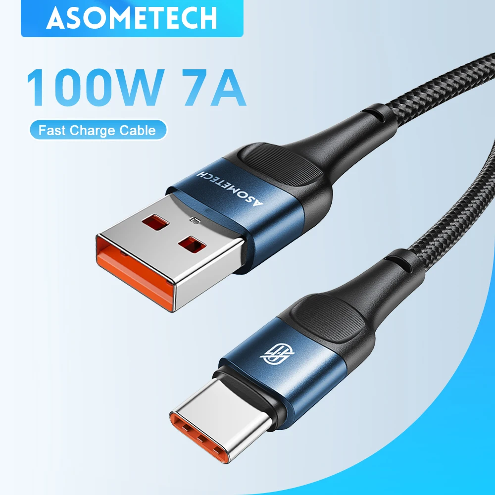 7A USB Type C Cable For Realme Fast Charging USB C Cable Type C Charger Data Cord Cables For Samsung S22 S20 Realme Oneplus Poco